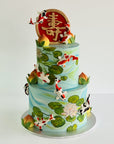 Koi Pond Longevity Cake