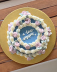 Vintage Floral Mother's Day Cake