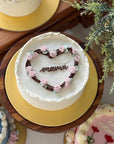 Heart Wreath Mother's Day Cake