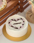 Heart Wreath Mother's Day Cake