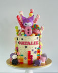 Candy Explosion Character Cake (Tall Version)