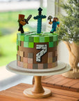 Minecraft World Cake