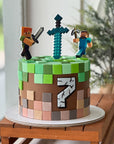 Minecraft World Cake