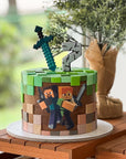 Minecraft Adventure Cake