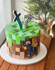 Minecraft Adventure Cake