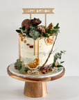 Rustic Cake with Toy Animals