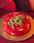 Golden Dragon Cake