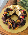 Festive Christmas Wreath Brownie
