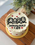 Family Portrait Cake