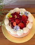 Strawberry Earl Grey Cake