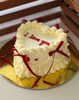 Be My Valentine's Ribbons Cake