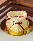 Be My Valentine's Ribbons Cake