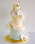 Phalaenopsis Orchid Fresh Floral Cake