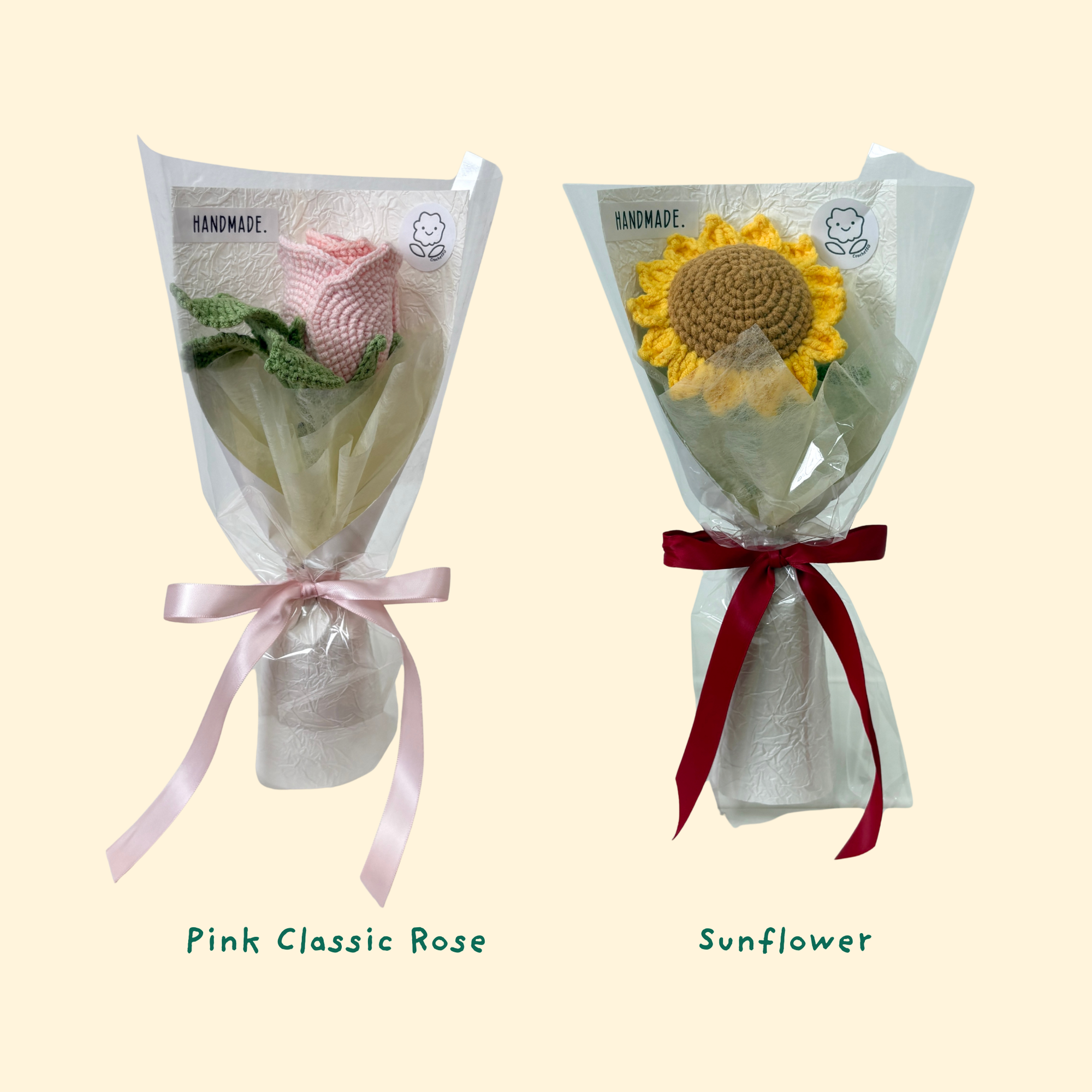 Single Stalk Crochet Flower by CrochetSG