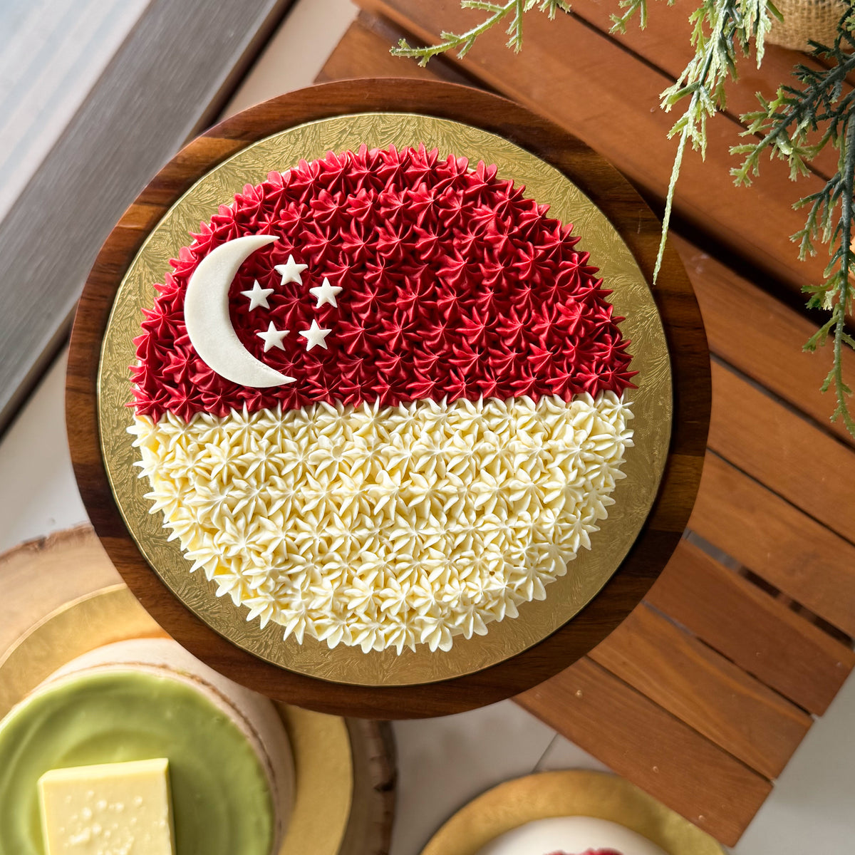 Customised National Day Cake in Singapore – Bloomsbury Bakers