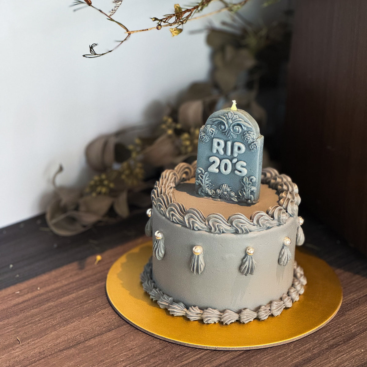 Rectangle Cake Rip Design RIP Cake – Bloomsbury Bakers
