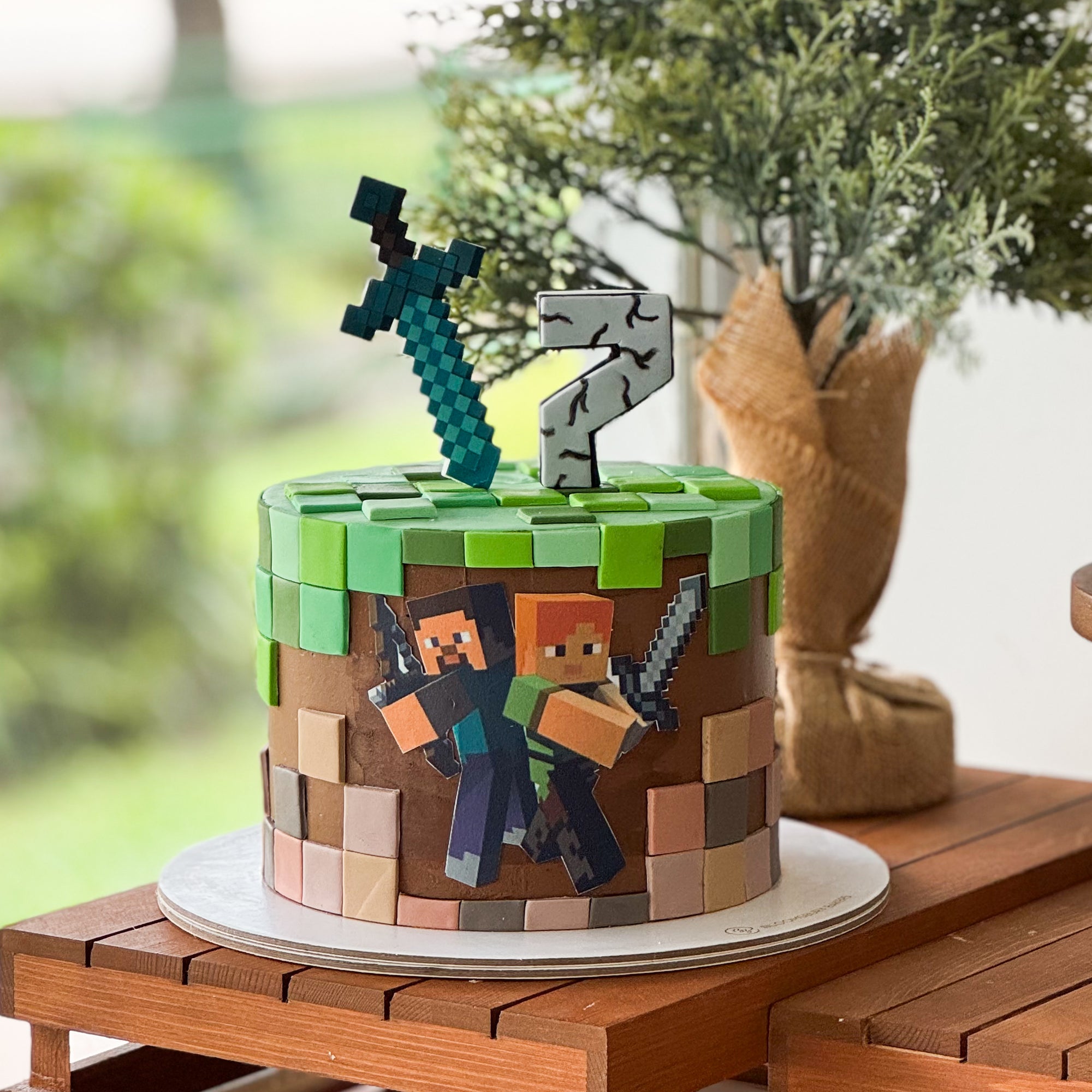 Minecraft Adventure Cake