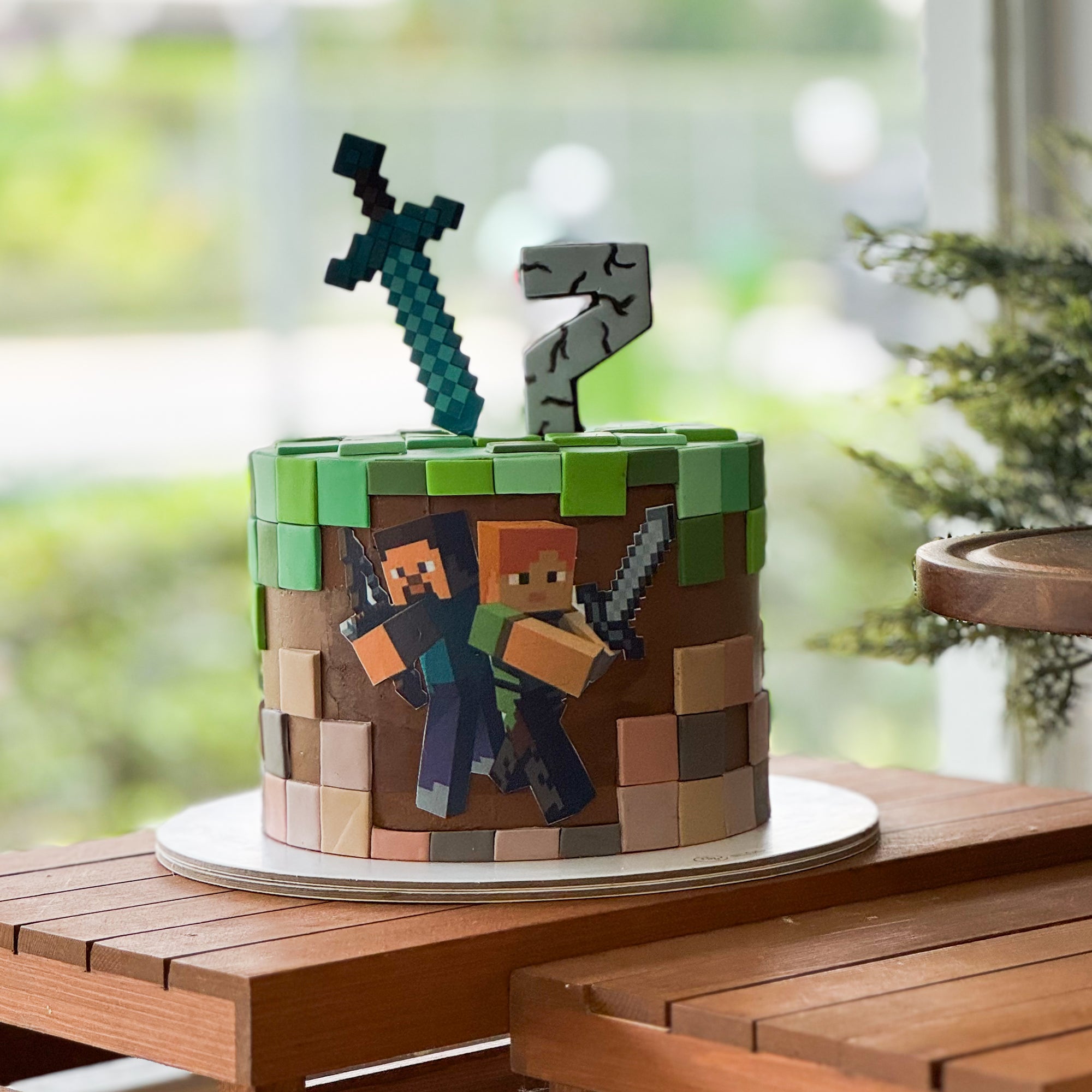 Minecraft Adventure Cake