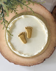 Little Footprints Gender Reveal Cake
