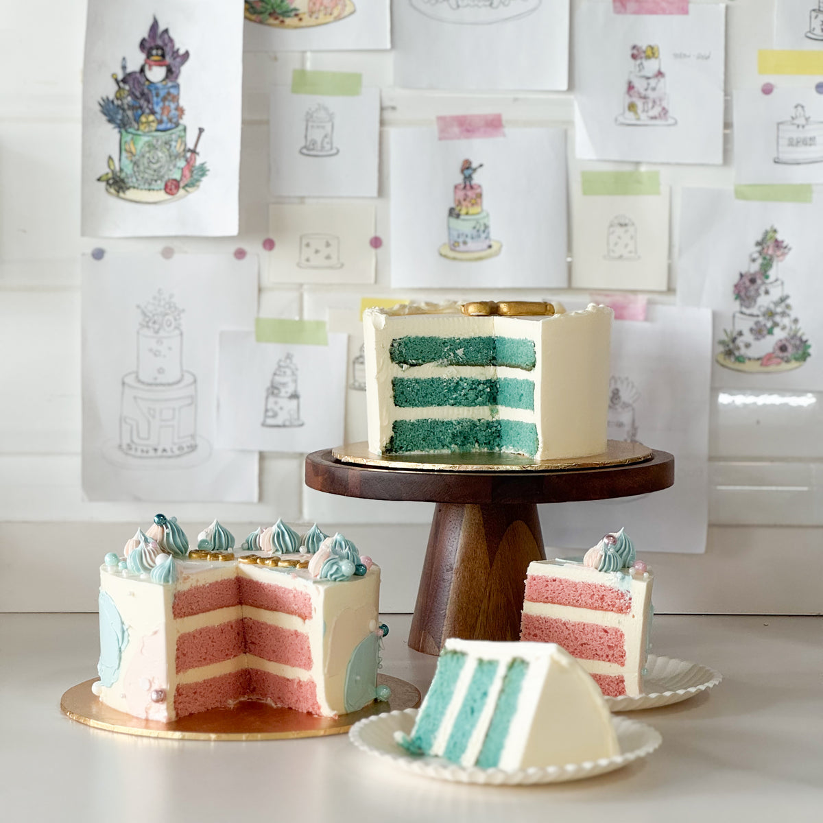 Gender Reveal Cake in Singapore – Bloomsbury Bakers
