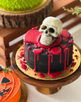 Halloween Skull Cake