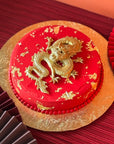 Golden Dragon Cake
