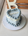 Heart Shaped Vintage Pearl Cake
