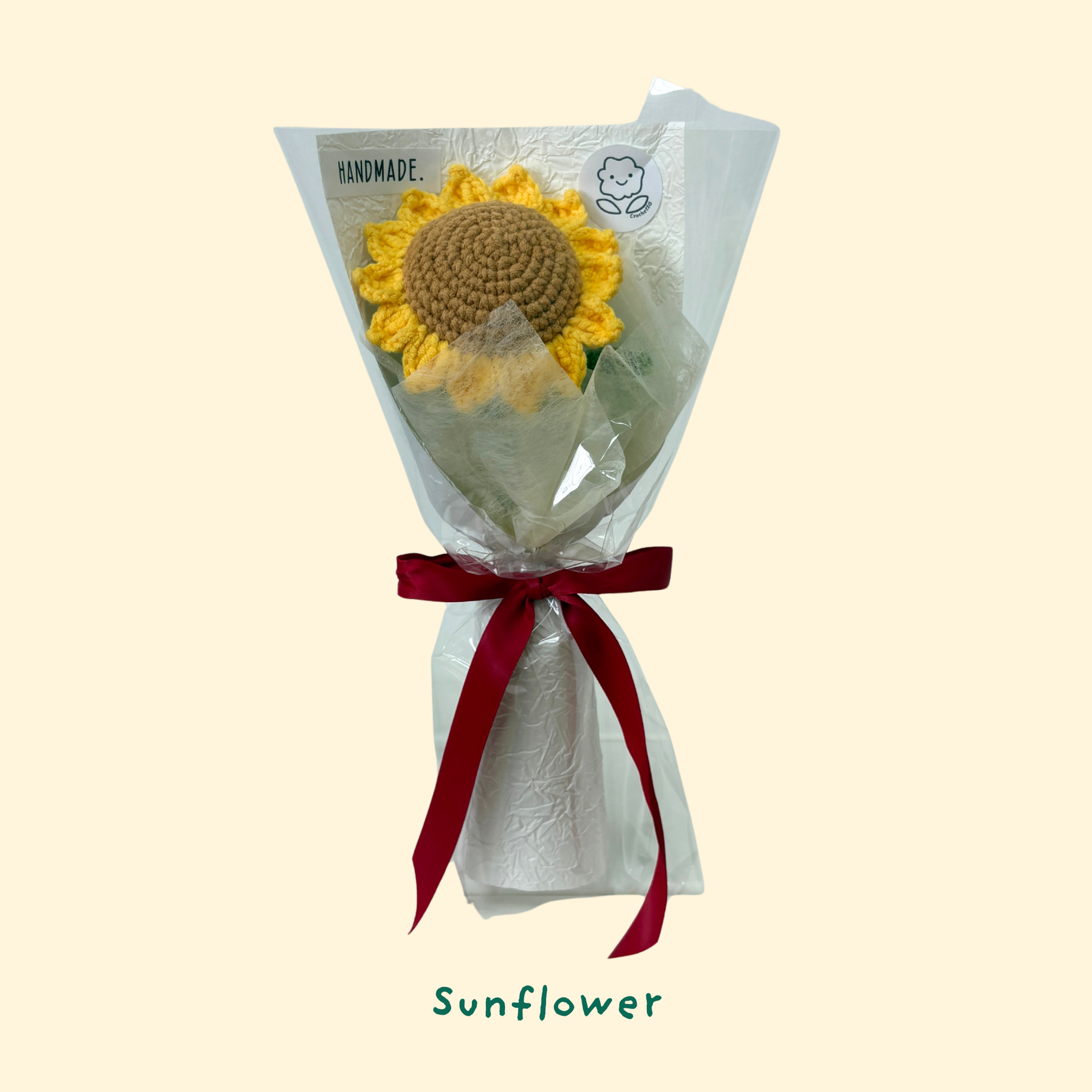 Single Stalk Crochet Flower by CrochetSG
