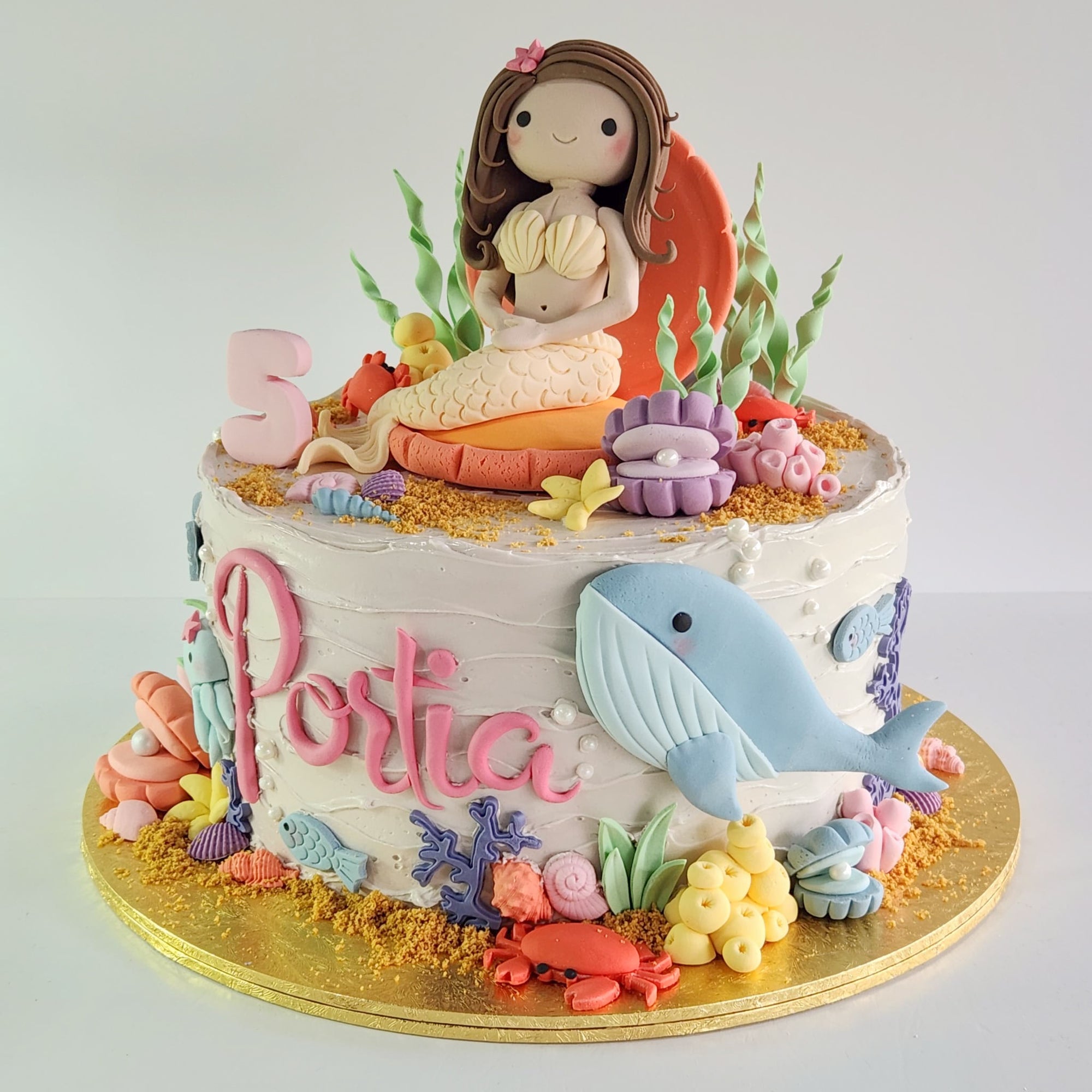 Under the Sea Mermaid Cake